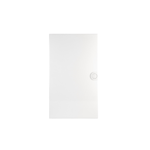 Hager stalen deur t.b.v. opbouwverdeler VA12CN 3 rijen - helder wit 495 x 285 x 15 mm