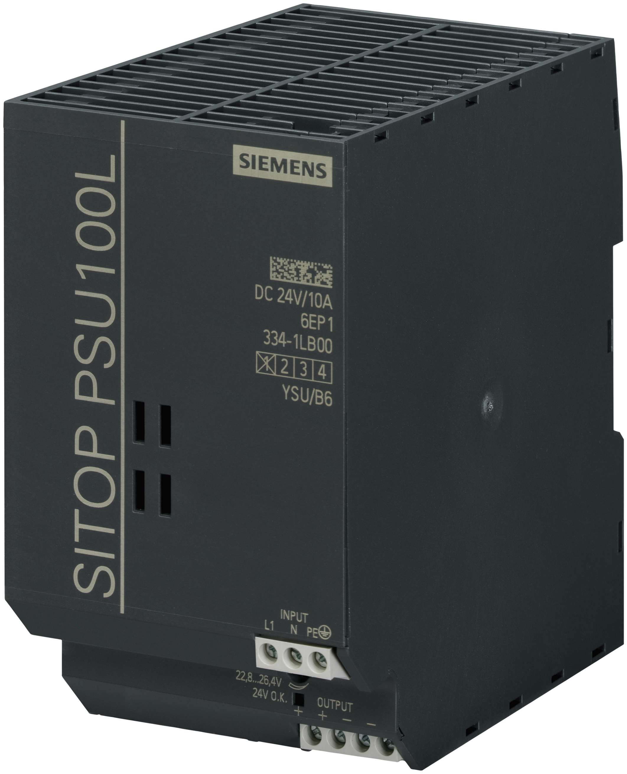 Voeding SITOP PSU100L, 1-fase DC 24 V/10 A