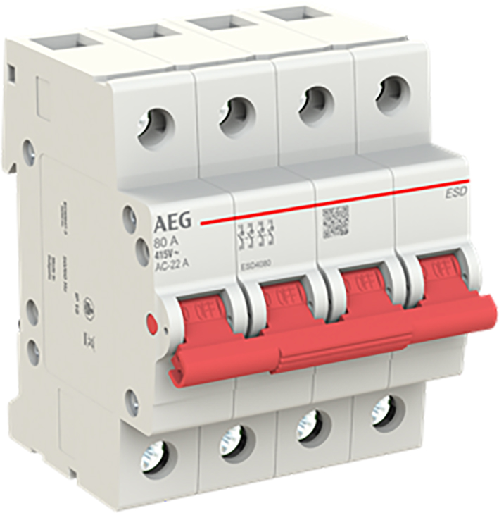 AEG Hoofdschakelaar 4P 80A