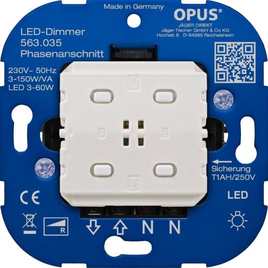 OPUS® BRiDGE, Dimmer fase-aansnijding 3 - 150 VA / LED 3 - 60 VA