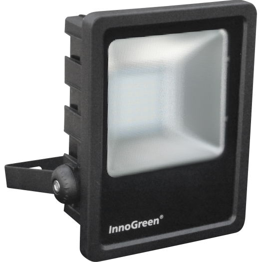 InnoGreen® LED floodlight CUBIC 2.0 PROLine 30 W zwart warmwit 830