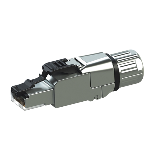Veldbedrade RJ45-connector MFP8 IE T568 A Cat.6A(IEC), AWG26/1-AWG24/1, AWG27/7-AWG2