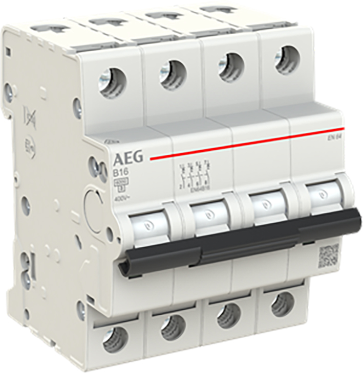 AEG Installatieautomaat 4P B16 A 6kA 