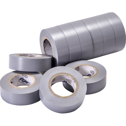 Certoplast PVC-isolatietape grijs 10 m