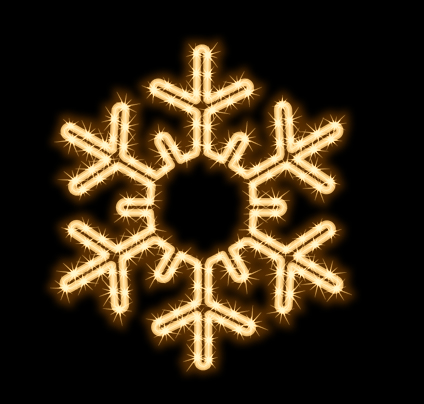 QUICK FIX® Snow Flake LED Ø 55 cm
