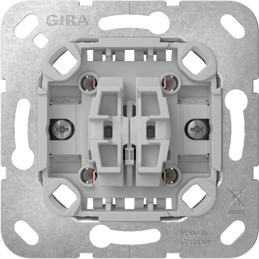 GIRA seriedrukcontact wisselcontact (015500)