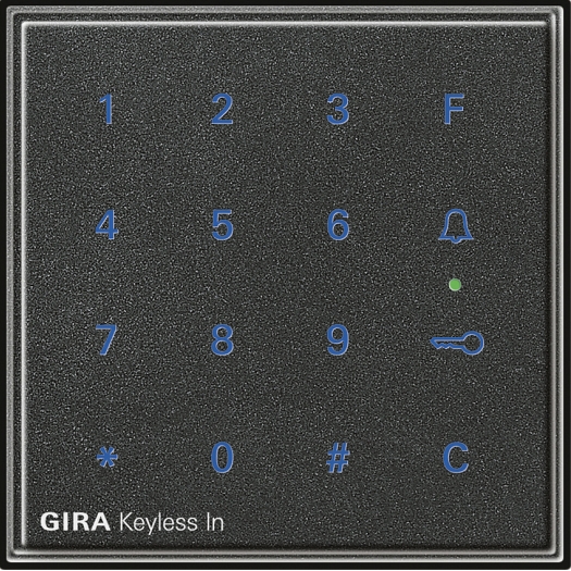 Gira Sleutelloos In Codeklavier Gira TX_44 (WG UP) Antraciet