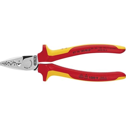 KNIPEX adereindhulstang 0,25 - 16,0 mm²