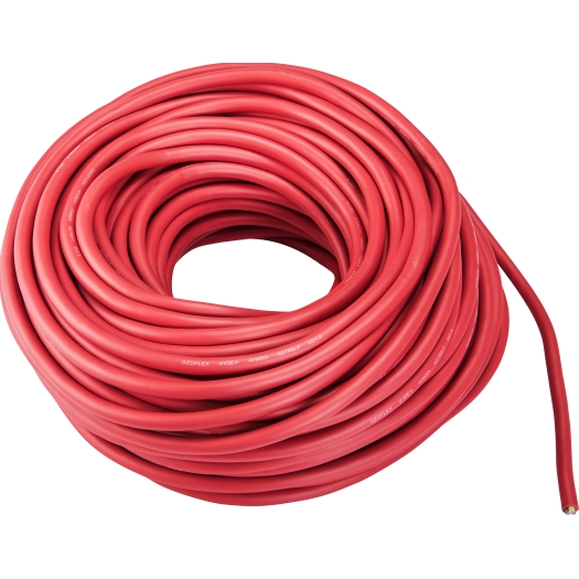 Per meter H07RN-F Eca (Neopreen) - kabels op de door u gewenste lengte 3 G 1,5 mm² rood