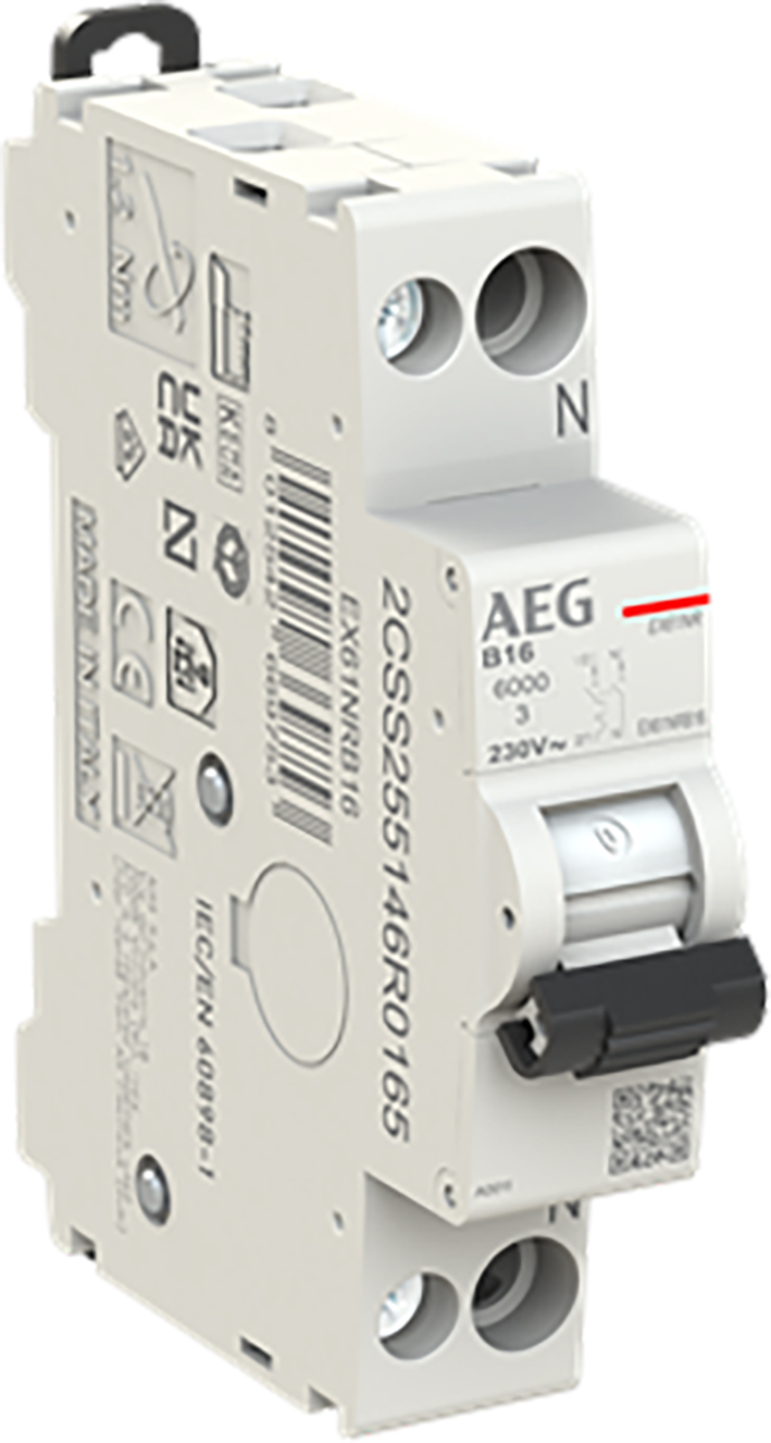 AEG Installatieautomaat 1P+N B16 A 6kA 