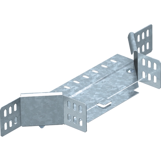 Toevoegbaar aftakstuk 60x200 m. 2 hoekverbindingen, gegalvaniseerd