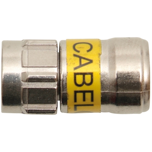 F-connector met steekaansluiting bis 4,9 mm Ø Dielektrikum