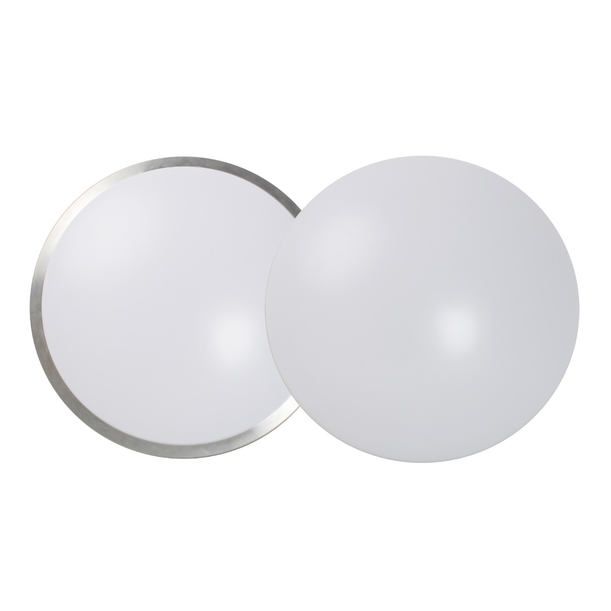 InnoGreen LED - opbouw plafondlamp CLASSIC - BASELine - Senso 18 W chroom warmwit 830