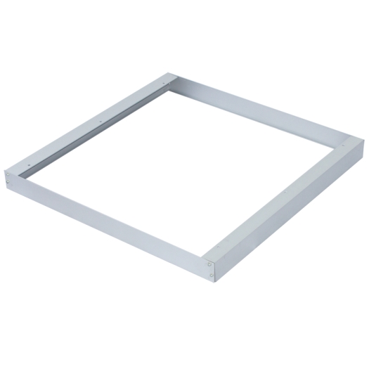 InnoGreen® LED-Panel MULTI - Opbouwraam zilver 595 x 595 x 5 mm plat