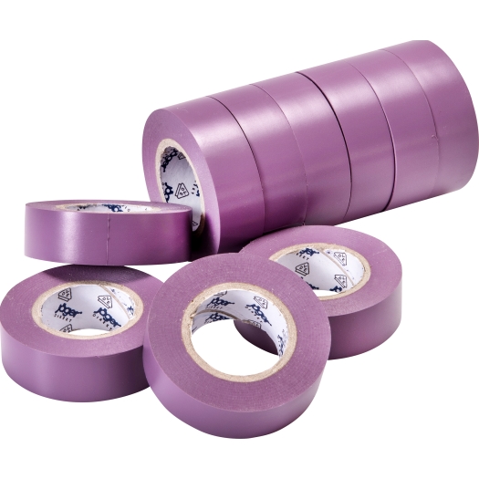 Certoplast PVC-isolatietape paars 10 m