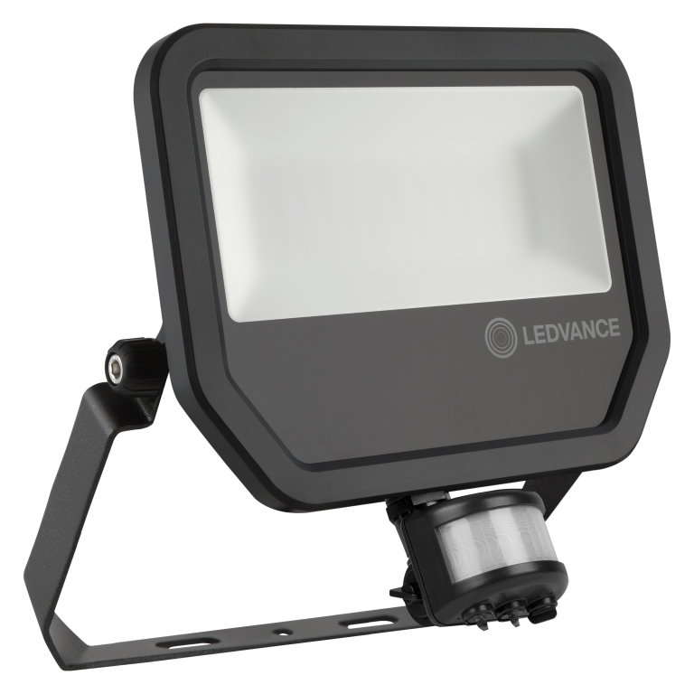 Ledvance Floodlight sensor zwart, 50 W, 4000 K