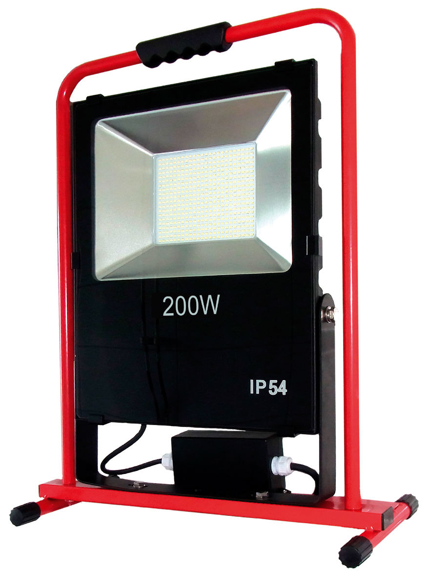 Target mobiele LED-straler 200 W, 15.000 lm, incl. 2 schuko contactdozen