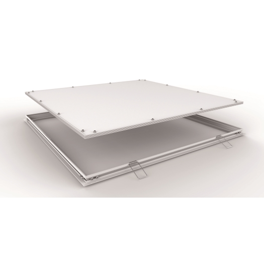 InnoGreen® LED-Panel MULTI - Inlegraam zilver 620 x 620 mm