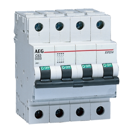 AEG Installatieautomaat C16 3P+N 6 kA "EP 63 N" (krachtgroep)