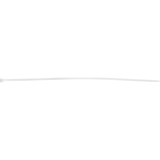 Kabelbinder met kunststoflip 4,8 x 360 mm transparant