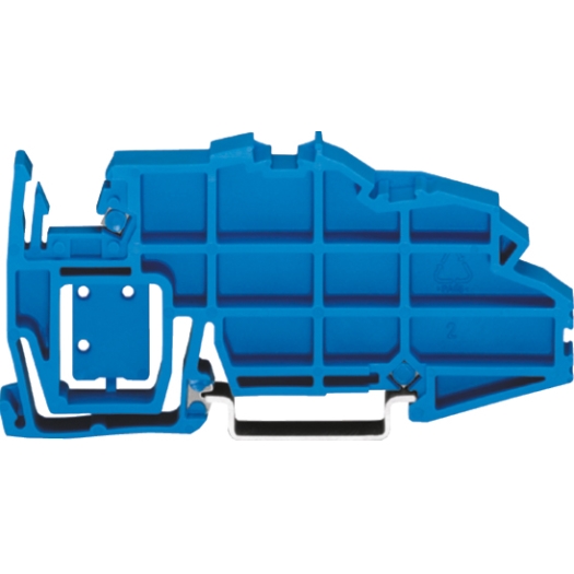 N-verzamelrail en accessoires Verzamelraildrager, blauw,  7,5 mm