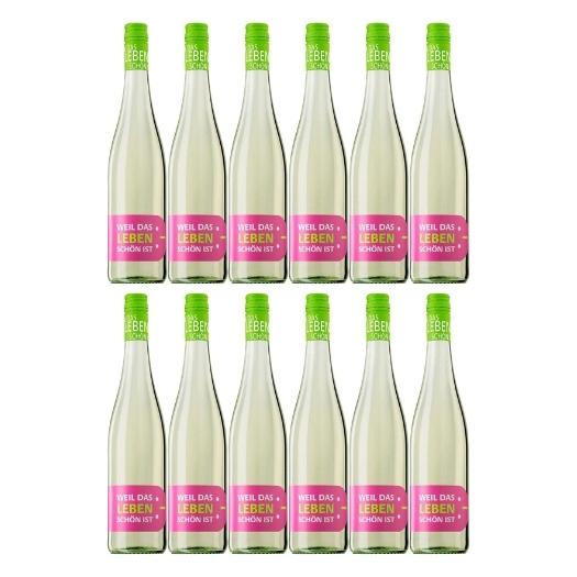 Weil das Leben schön ist - Witte wijn - Cuvée - doos 12 stuks witte wijn