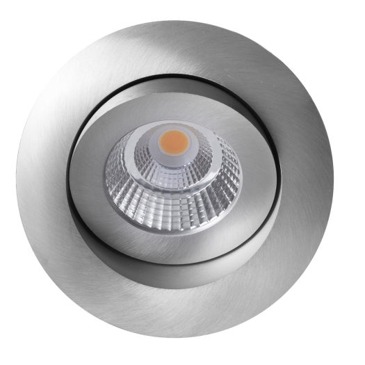 LED-downlight QI Allround Gyro, 10 W, dim to warm, Aluminium