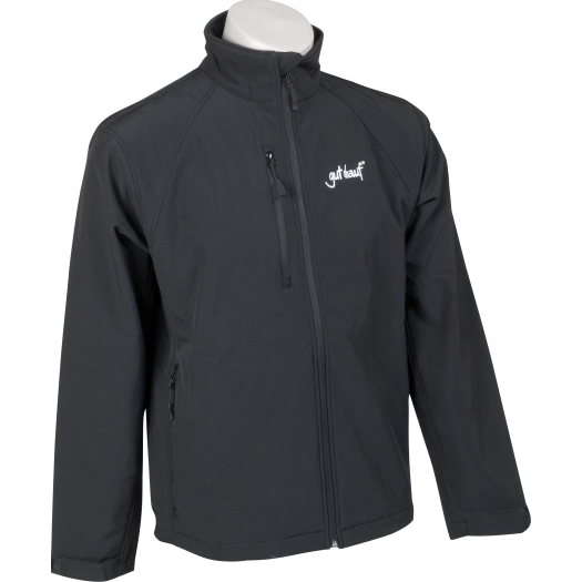 gut drauf-Softshell jas met ritssluiting, maat: L, zwart