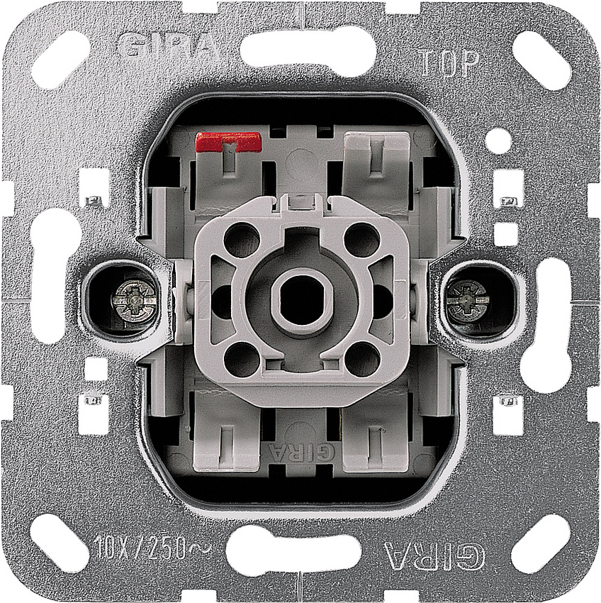 GIRA drukcontact maakcontact 1-polig met apart meldcontact (015200)