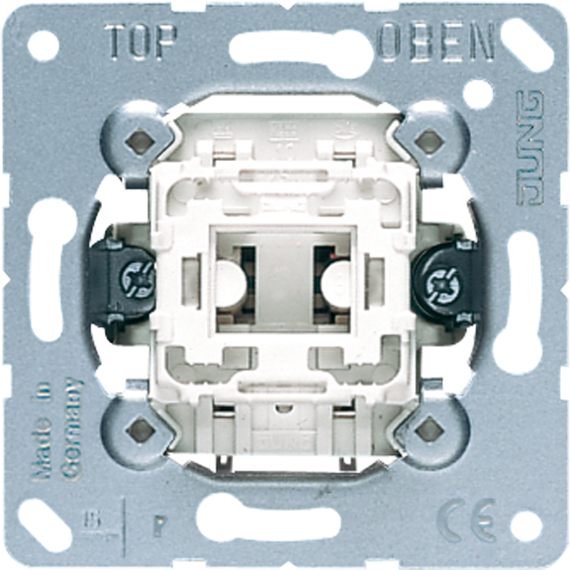 Drukknop, 10 AX, 250 V ~, 1-polig maakcontact, gescheiden meldcontacten