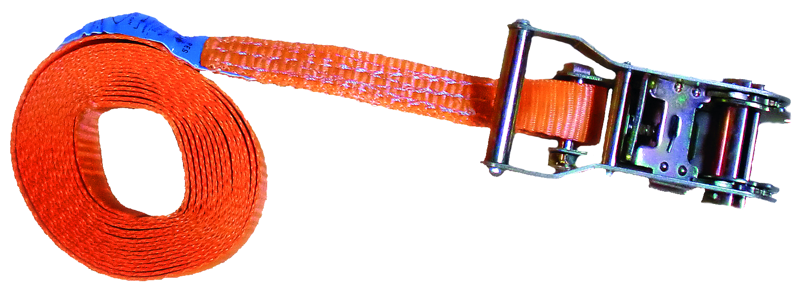 Spanband 500/1.000 kg, lengte 4 m, uit één stuk met ratel, schuurvast en slijtvast