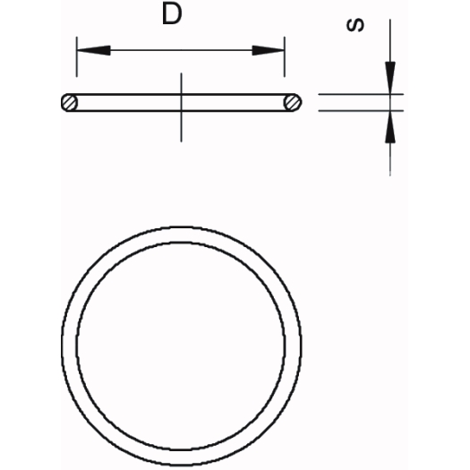 Afdichtingsring O-ring M16, NBR
