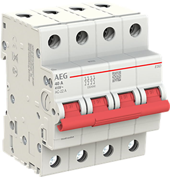 AEG Hoofdschakelaar 4P 40A