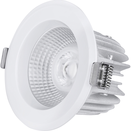InnoGreen® LED-Downlights PURE - PROLine 10 W weiß/alu 40° komfortweiß 827