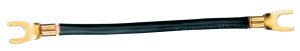 Kabelbrug zwart 1Ph.,260mm,6qmm, gecomprimeerd.kabeluiteinden