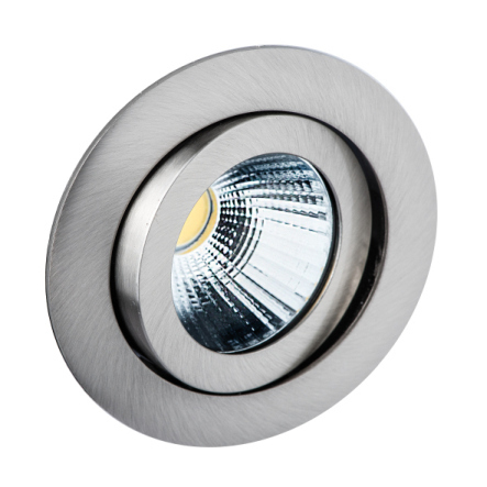 LED inbouw 7 W, ijzer, rond, 2000-2800 K, DimmToWarm, 40°, CRI80, zonder converter