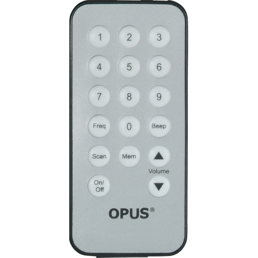 OPUS® IR-afstandsbediening voor inbouwradio