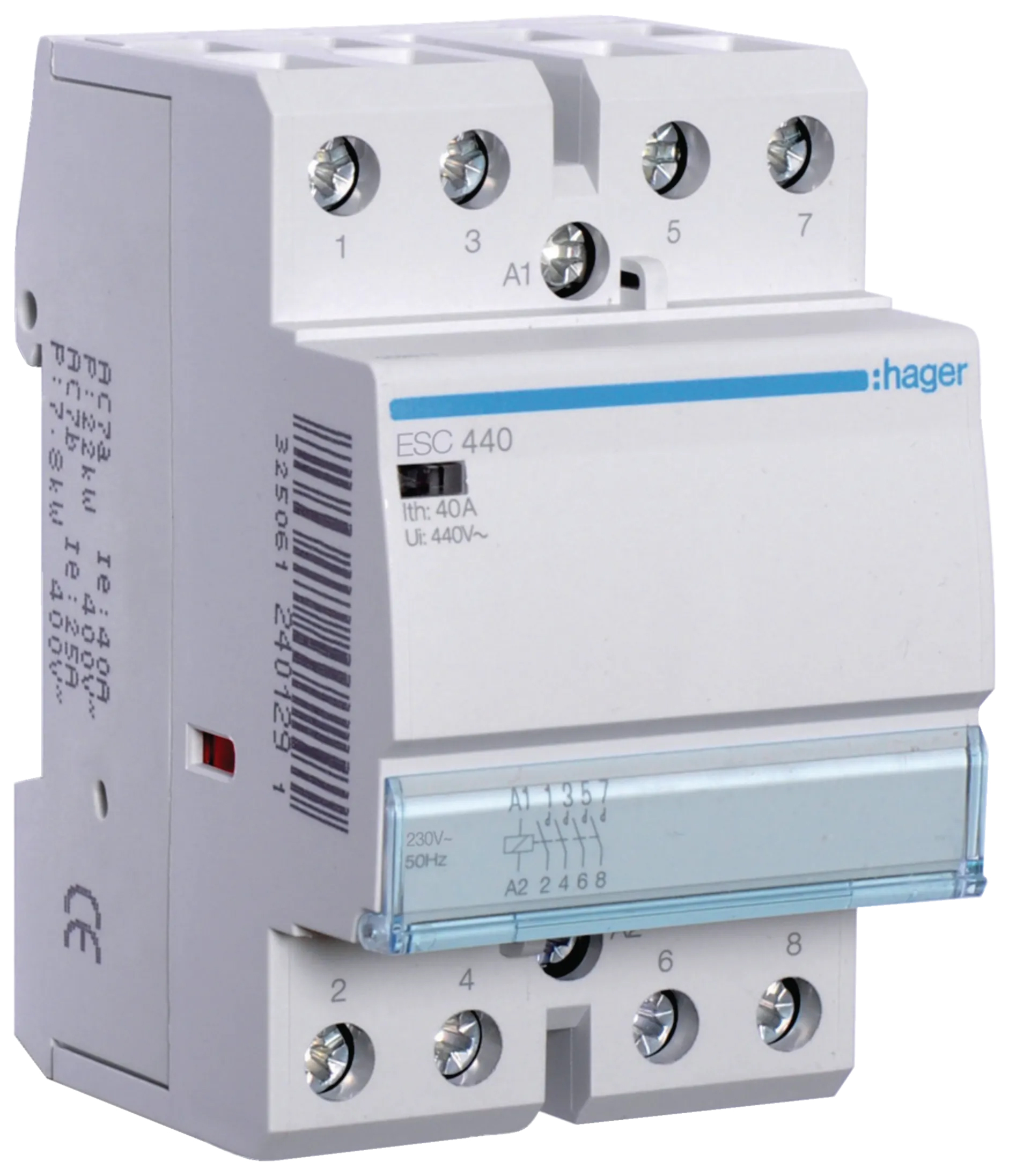 Installatiecontactor 40A 4S 230V