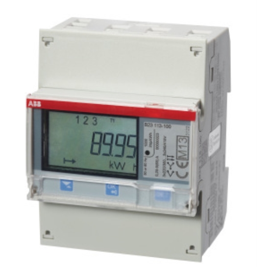 ABB kWh meter 3-fase 65A, 400V, MID m-bus