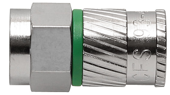 F-connector self-compression, professioneel tot 4,8 mm diëlektricum