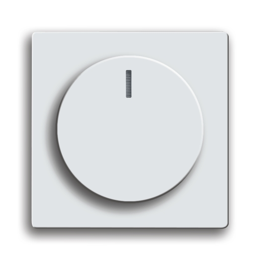 Busch Jaeger Centraalplaat draaidimmer - Solo/Carat/Future linear studiowit (6540-84-102 BJ)