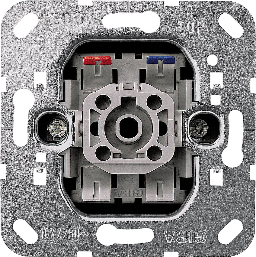 GIRA drukcontact maakcontact 1-polig met nulklem (015000)