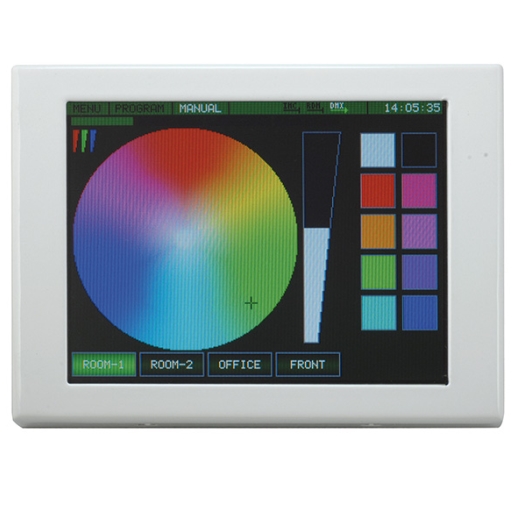 DMX RGB LCD-aanraakscherm