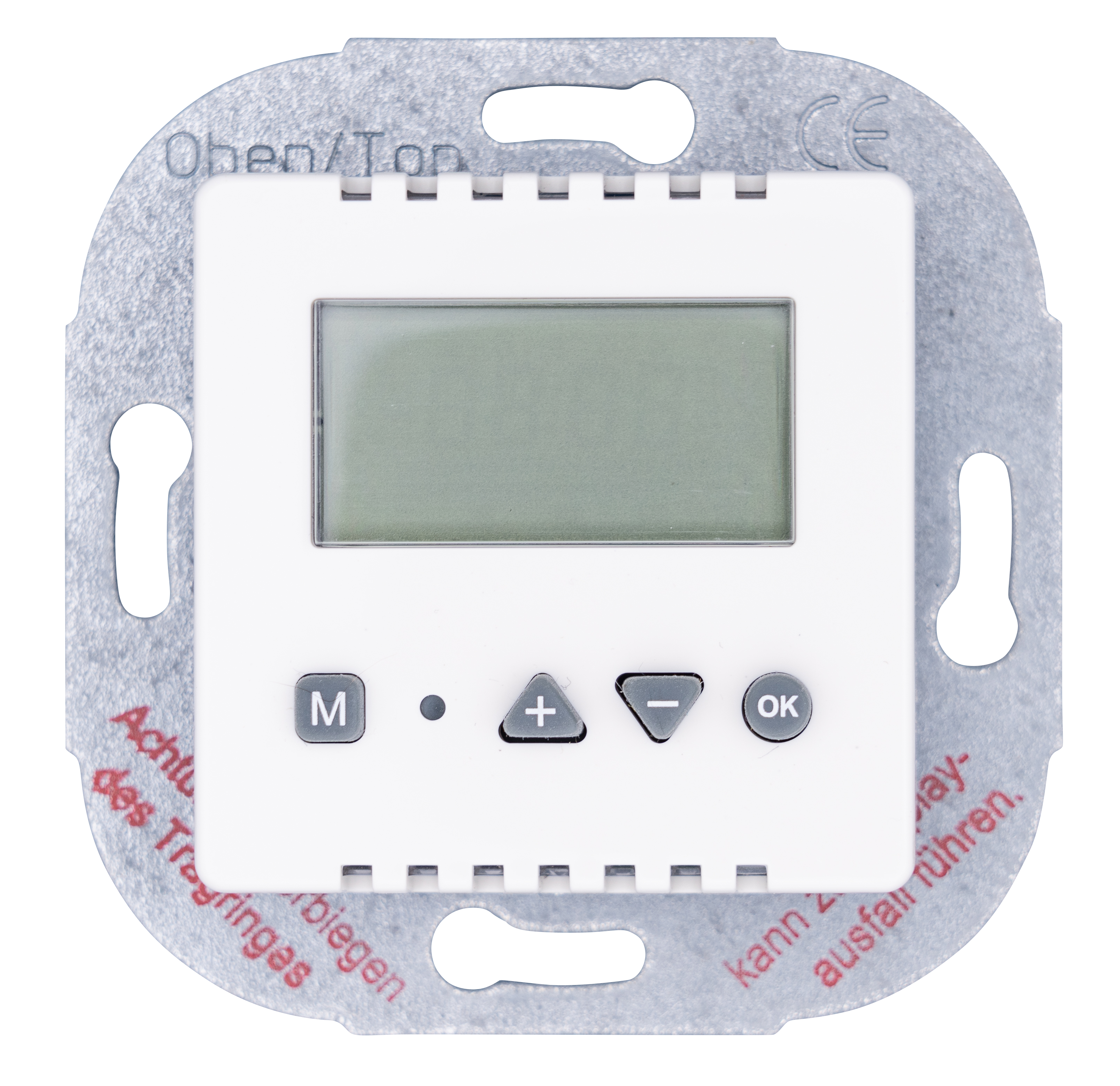 OPUS® 1 elektronische kamerthermostaat, tijdgestuurd met interne sensor helder wit