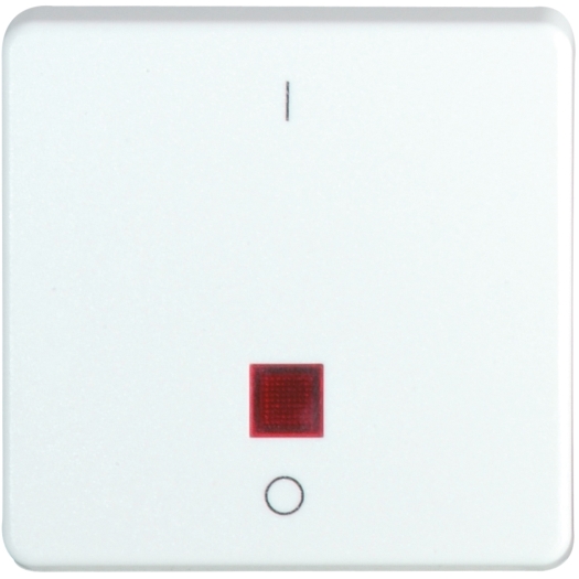 OPUS® AQUA bedieningselementen "I-0" met rode lens helder wit
