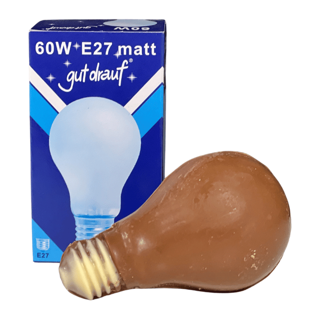 'gut drauf' Chocolade Gloeilamp 70gr