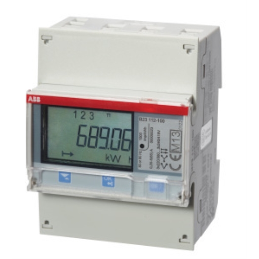 Energiemeter 3 fase direct 65A, 230/400V Klasse B,