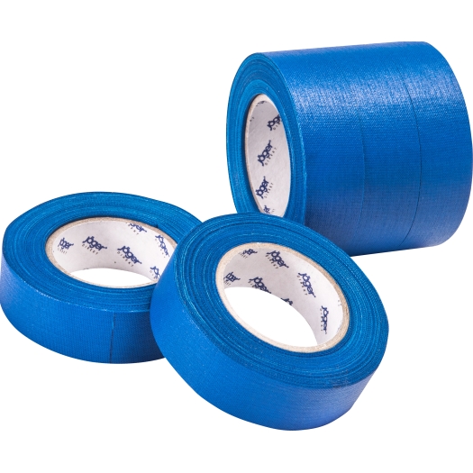 Textielplakband 10 m blauw