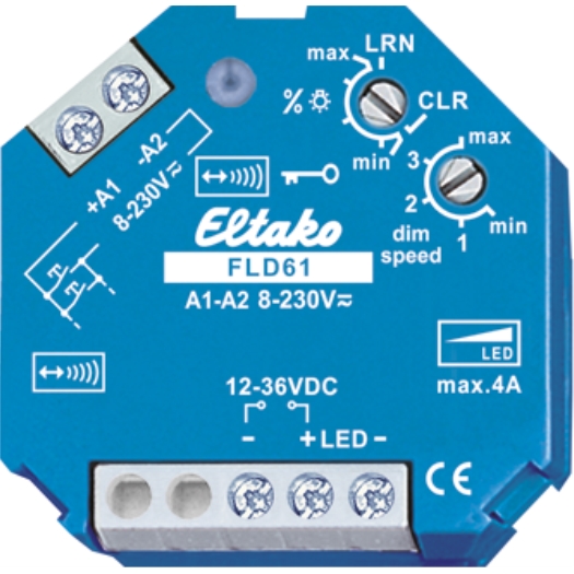 ELTAKO PWM-LED dimmer 12-36 V uP