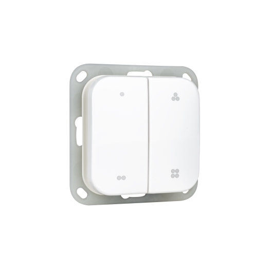 OPUS® 1 wandzender-module voor Apple Home Kit bedieningselement alpinewit